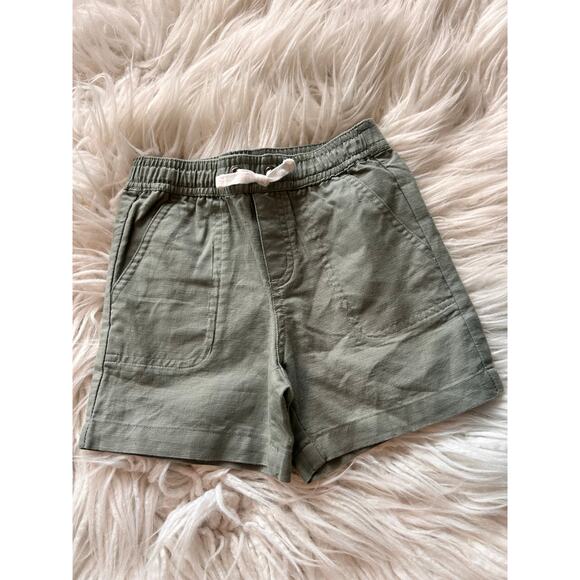 Janie and Jack Toddler‎ Flat Front Pull-On Shorts Drawstring Sage Green Size 3 - Picture 1 of 7